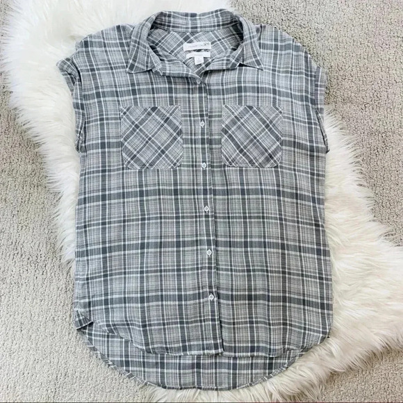 Treasure & Bond Drapey Plaid Shirt - Picture 4 of 10